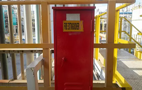 Feuerlöscherschrank