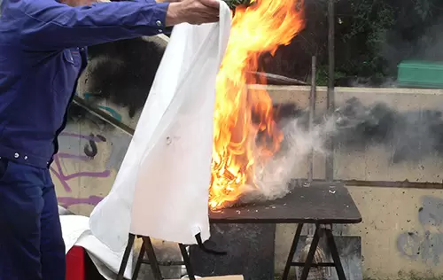 Feuerlöschdecke