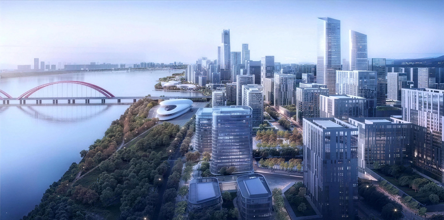 Kommunales Materialversorgungsprojekt f&uuml;r Grundst&uuml;ck A, Phase I der kommunalen Infrastruktur der Startzone, Nanchang Jiulonghu New Town (Generalunternehmer: Shanghai Construction Group)